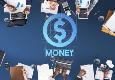 Ofiste çalışan iş adamları 