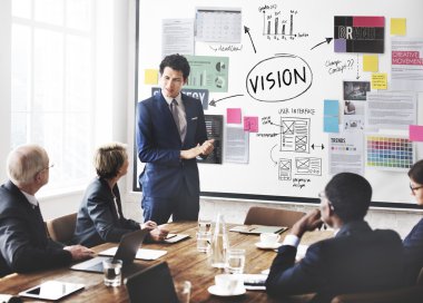 Toplantıdaki iş adamları 