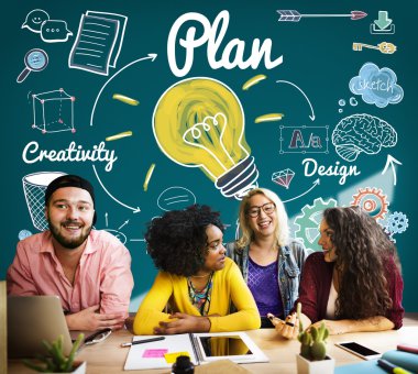 Genç öğrencilerle birlikte beyin fırtınası