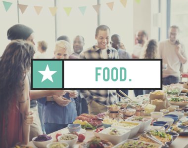 Resepsiyon yemek yeme insanlar