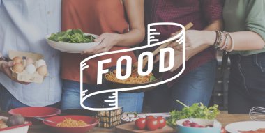 Birlikte öğle yemeği yemek arkadaşlar