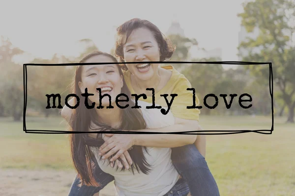 Adorable mother with daughter — Stock Photo, Image