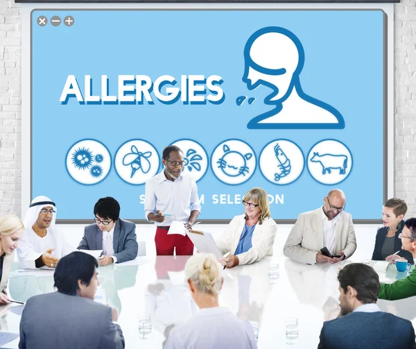 Allergien und Gesundheitskonzept — Stockfoto