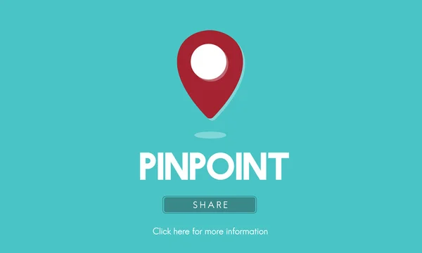 Modèle avec concept Pinpoint — Photo