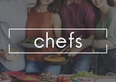 Birlikte öğle yemeği yemek arkadaşlar