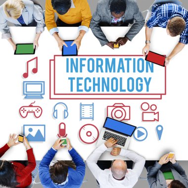 Ofiste çalışan iş ekibi.