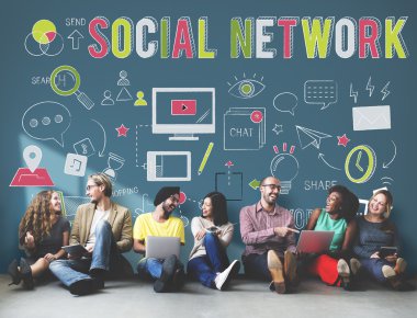 çeşitlilik arkadaşlar sosyal duvarının yakınında