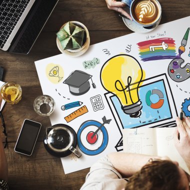 Tablo fikirlerle posteri ile