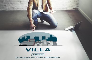 işadamı Villa ile çalışma