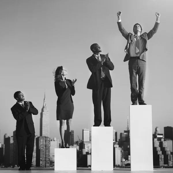 Diversidade trabalhadores de escritório de negócios — Fotografia de Stock