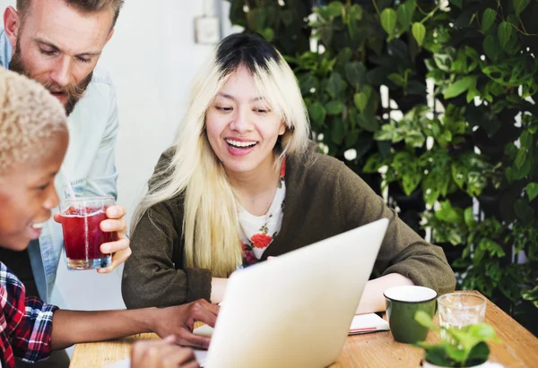 Secretaris strategie van het plan van de discussie — Stockfoto