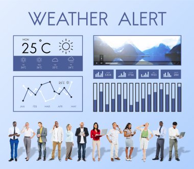 iş takım ayakta birlikte