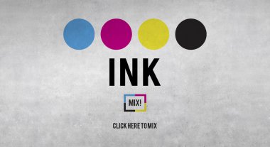 Mürekkep soyut sanat konusunda hava atan desen kavramı