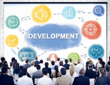 İş adamları kurumsal tartışma sırasında