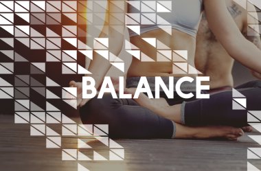 Fitness Egzersiz Yoga kavramı