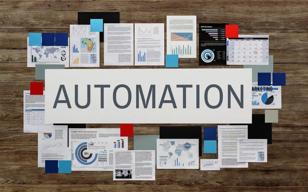 Automatyzacji produkcji koncepcja — Zdjęcie stockowe