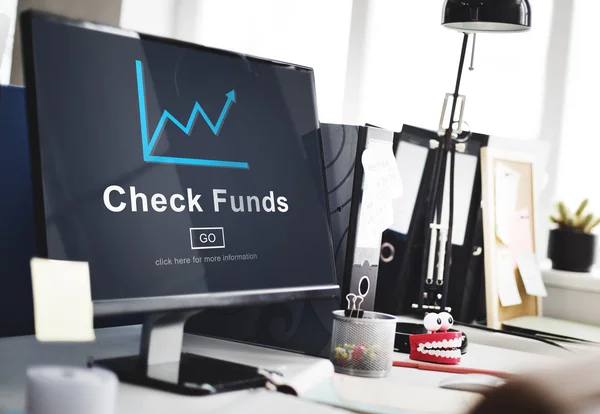 Check Funds Budget  Concept — Stock Photo, Image