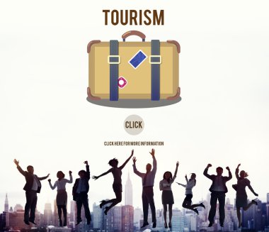 Ofis çalışanları atlama