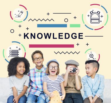 Duygu mutlu ve eğlenceli çocuklar