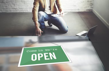 çalışma ile işadamı açın