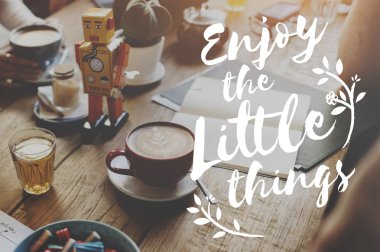 Bir grup insan kahve molası