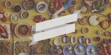 Gıda ve çerçeve içeren tablo