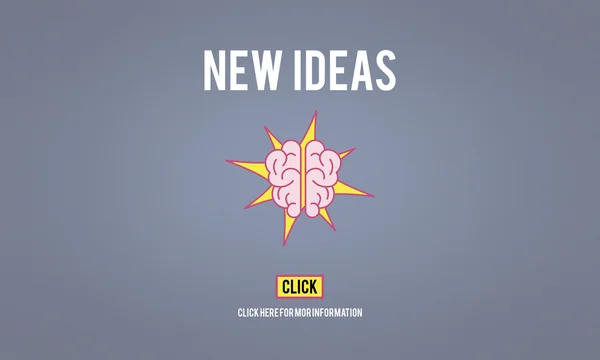 Vorlage mit neuen Ideen — Stockfoto