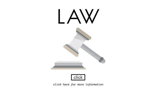 Template with law concept — Stock Photo, Image