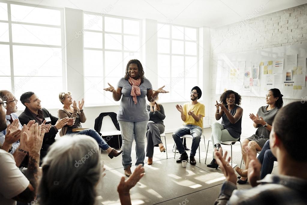 diversity people at meeting 