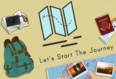 renkli arka plan ile metin