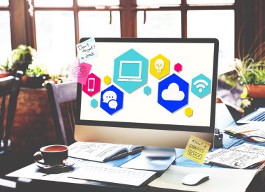 Internet bağlantısı teknoloji kavramı