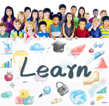 sevimli gülümseyen çocuklar