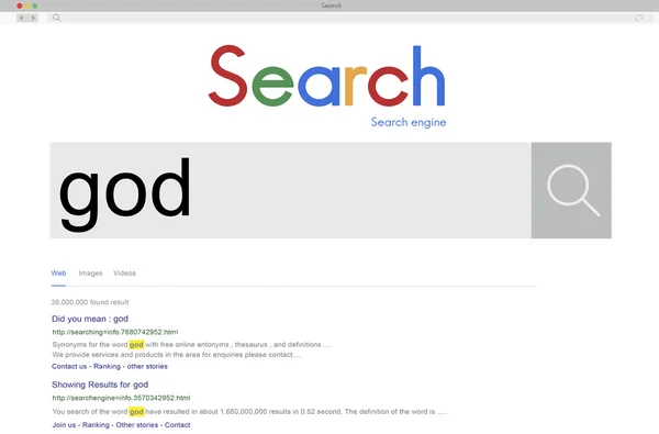 Concepto de búsqueda en Internet — Foto de Stock