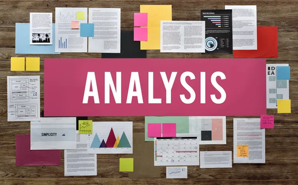 Análisis Concepto de información de datos —  Fotos de Stock