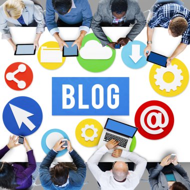 iş adamları ve sosyal ağ kavramı