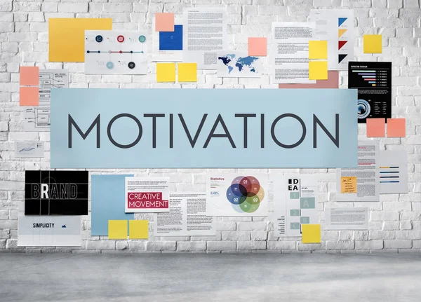 Inspiração e motivação planejador — Fotografia de Stock