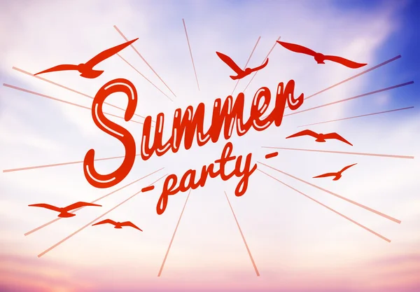 Concepto de fiesta de verano — Foto de Stock