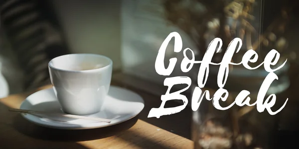 Kaffee, entspannen im Café-Konzept — Stockfoto