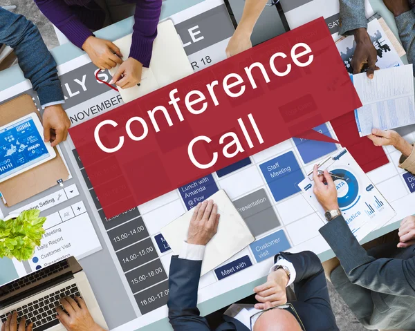 Gente de negocios y conferencia Call Concept — Foto de Stock