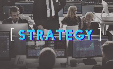 çalışma iş adamları ve strateji