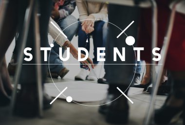 Poster ve öğrencilerin çalışma tasarımcılar