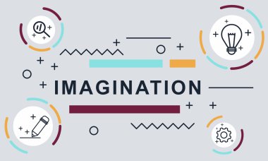 Şablon hayal konsepti ile