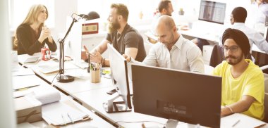 çalışan iş adamları