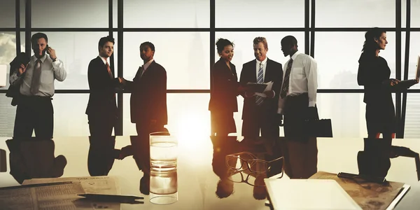 Grupo de empresários em reunião — Fotografia de Stock