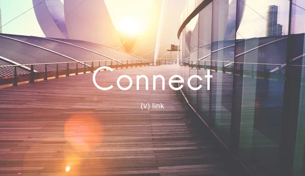 Contact Network Concept — Stock Photo, Image