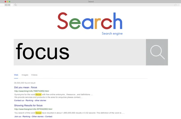 Διαδίκτυο Αναζήτηση έννοια — Φωτογραφία Αρχείου
