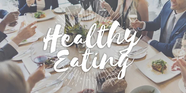 Business People with Healthy Eating Concept — Stock Photo, Image