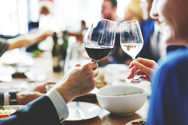 Pessoas Saúde à mesa — Fotografia de Stock