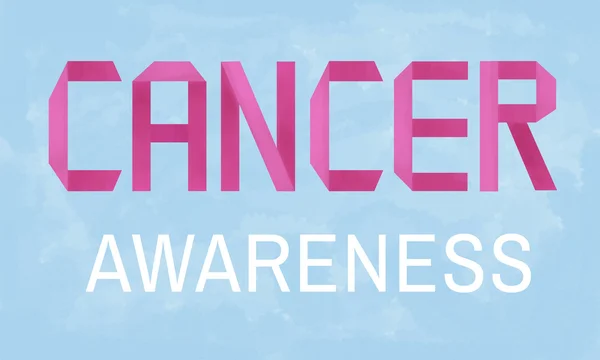 Template with Cancer Awareness concept — Stock Photo, Image