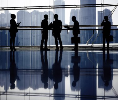 İş İnsanları Siluetleri